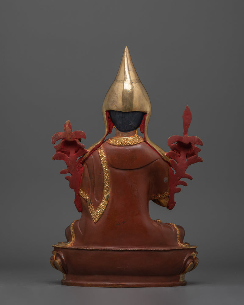 Tsongkhapa Lama Sculpture  | Handcrafted in Nepal