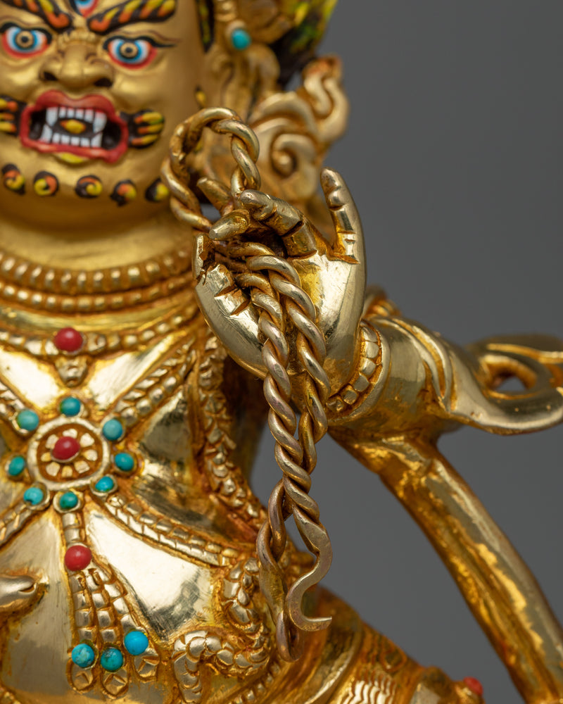 The Fierce Statue of Vajrapani | Protector of the Buddha
