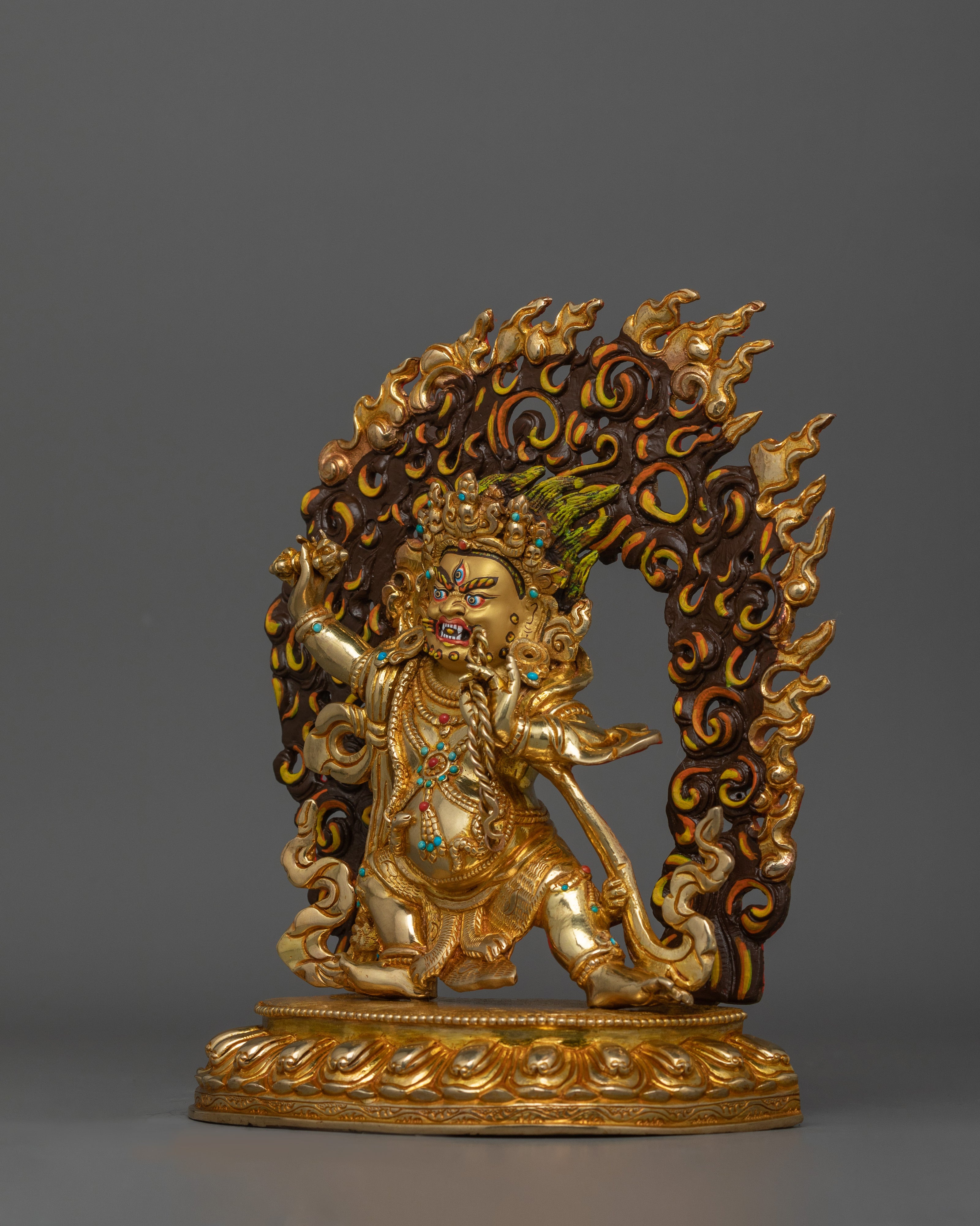 The Fierce Statue of Vajrapani | Protector of the Buddha