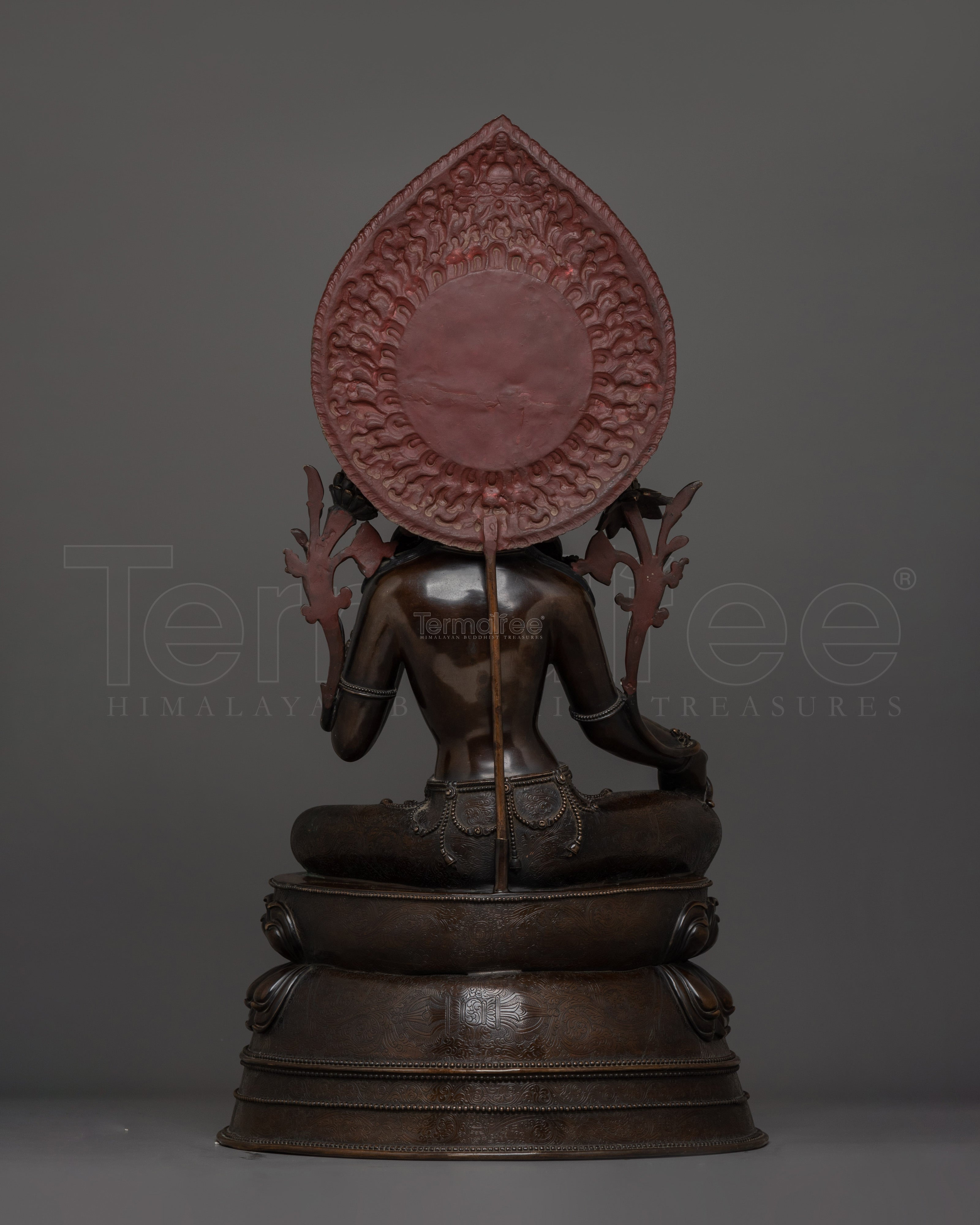 Handcrafted Sculpture of Green | Mother of All Buddhas