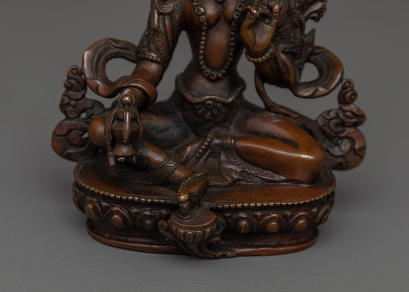 Traditional Statue of Red Tara | The Goddess of Compassionate Power