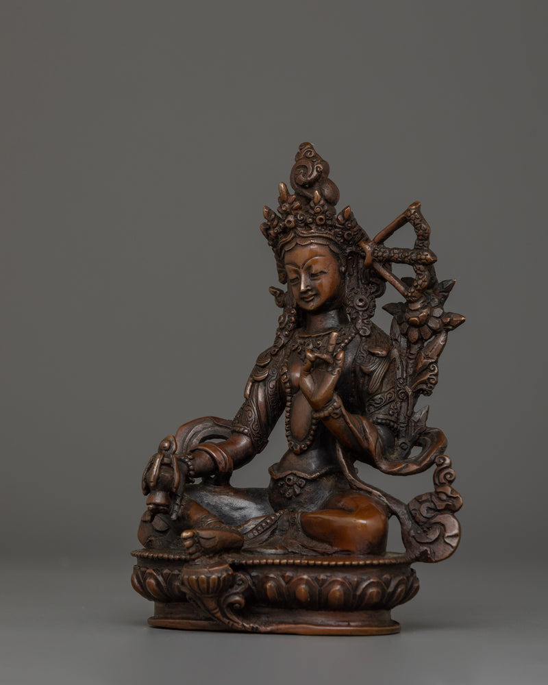 Traditional Statue of Red Tara | The Goddess of Compassionate Power