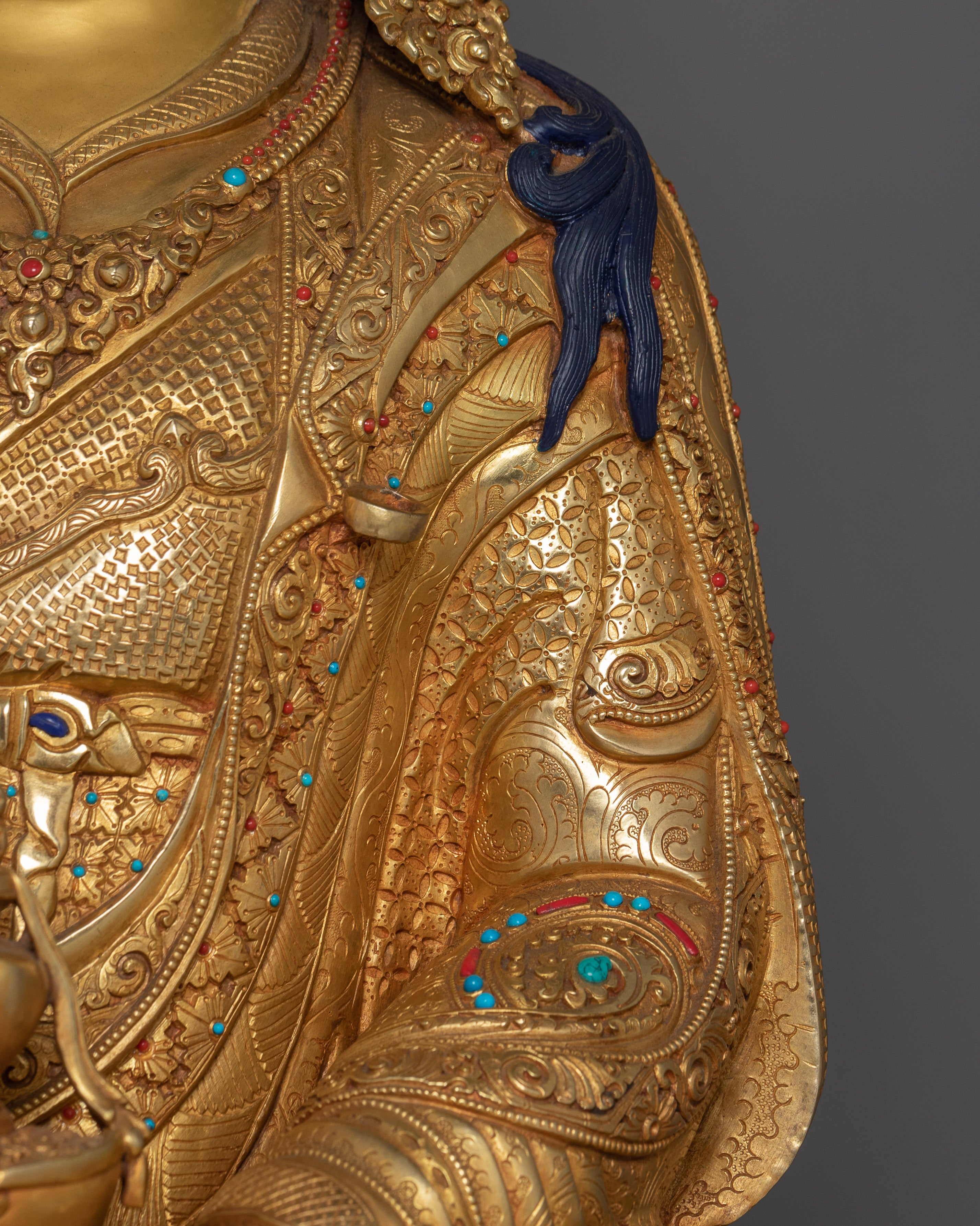 Handmade Figurine of Guru Rinpoche | The Precious Master of Wisdom