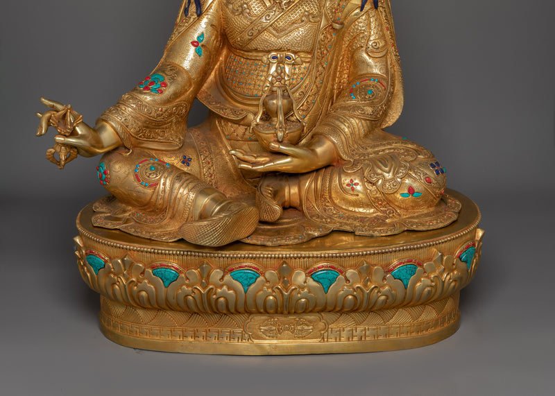 Handmade Figurine of Guru Rinpoche | The Precious Master of Wisdom