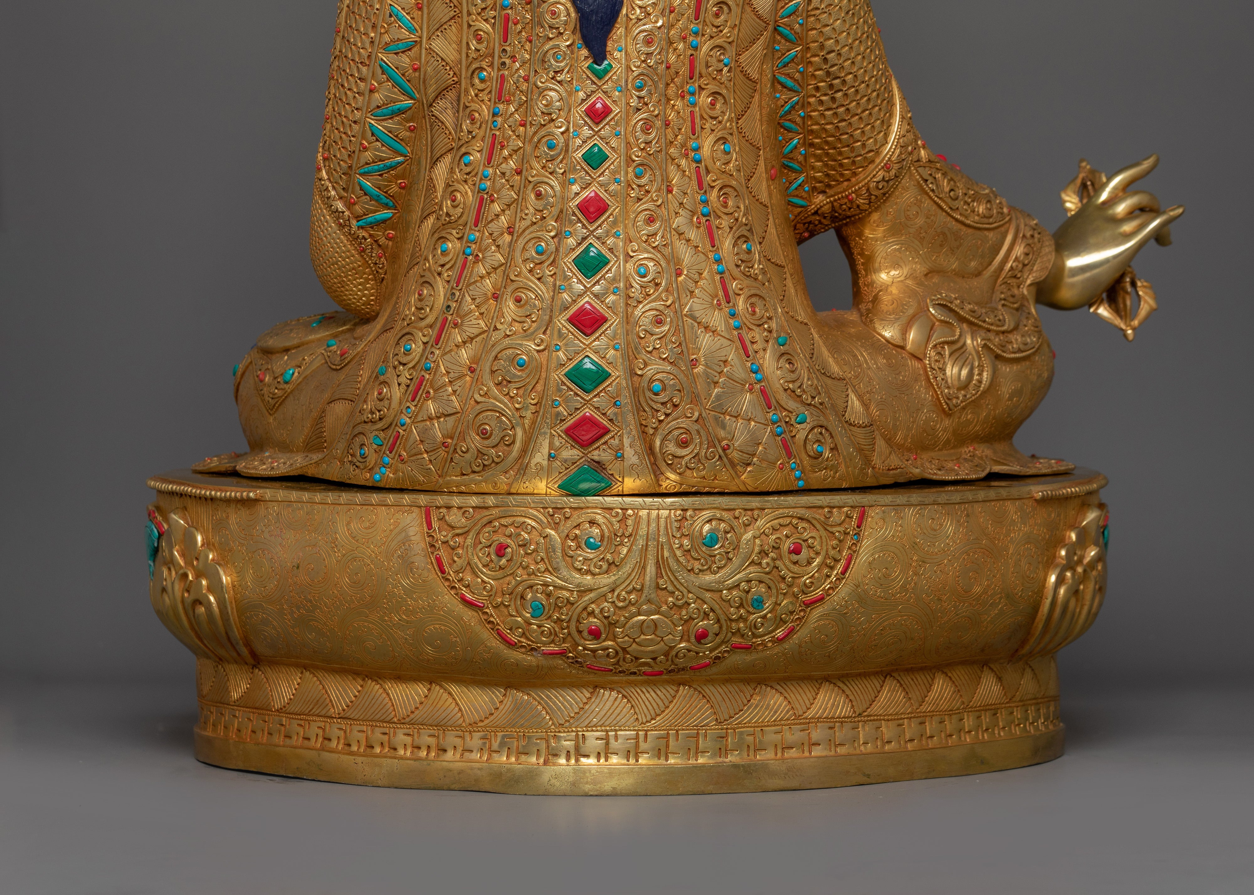Handmade Figurine of Guru Rinpoche | The Precious Master of Wisdom