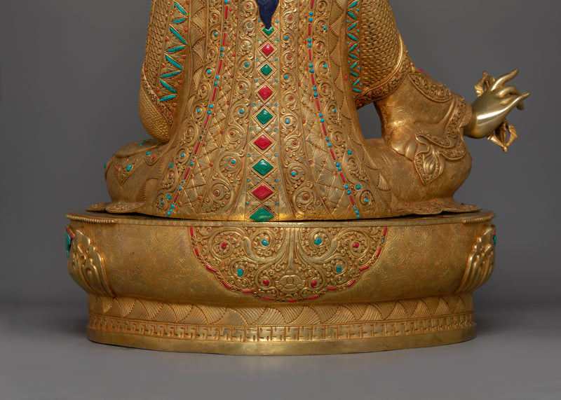 Handmade Figurine of Guru Rinpoche | The Precious Master of Wisdom