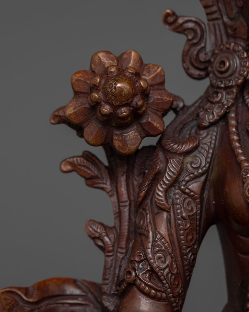 Divine Sculpture of White Tara | The Goddess of Compassion and Healing