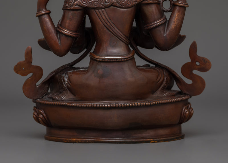 Traditional Figurine of Chenrezig | Embodiment of Infinite Compassion