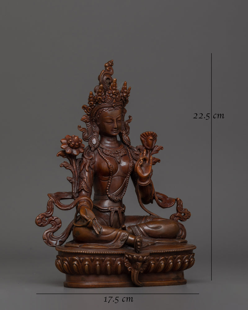 traditional-figurine-of-green-tara