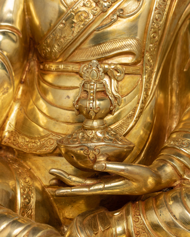 Traditional Figurine of Guru Rinpoche | The Lotus-Born Master