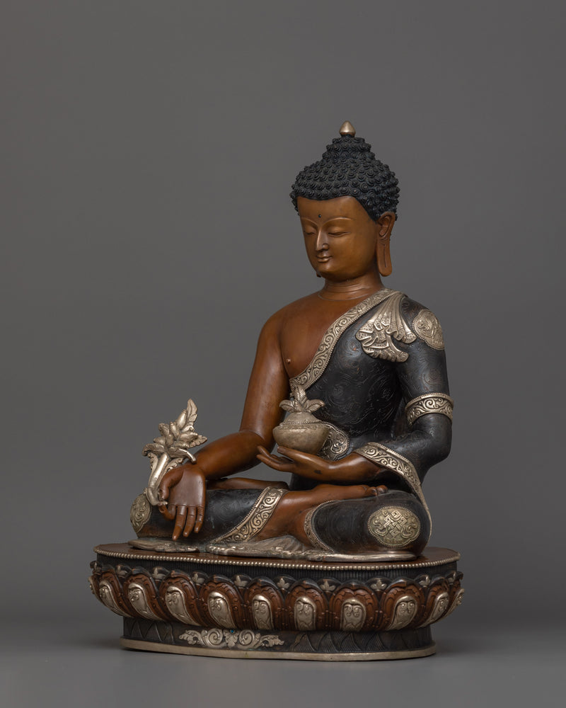 Himalayan Figurine of Medicine Buddha | The Healer of Body and Mind
