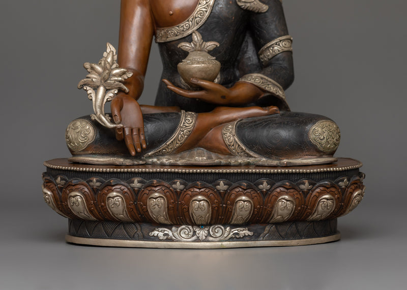 Himalayan Figurine of Medicine Buddha | The Healer of Body and Mind