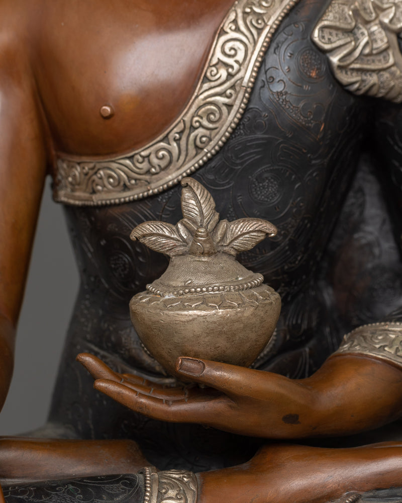 Himalayan Figurine of Medicine Buddha | The Healer of Body and Mind