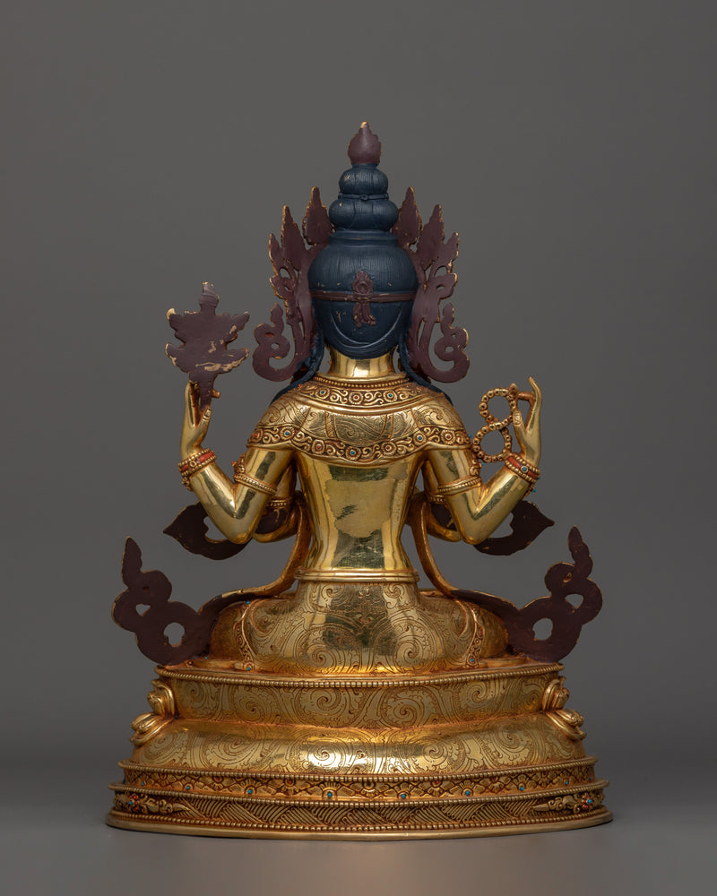 Bodhisattva Avalokiteshvara Statue | Nepali Sculpture