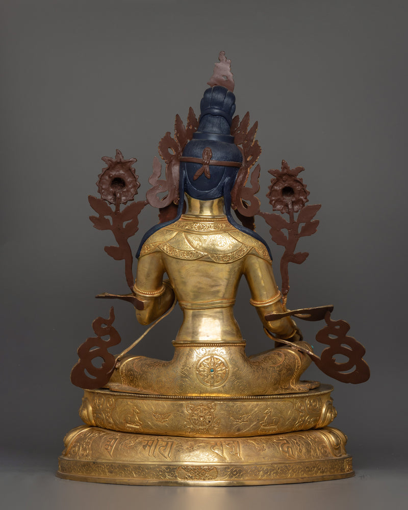Enlightened Compassion Green Tara Statue | Shyama Tara Figurine