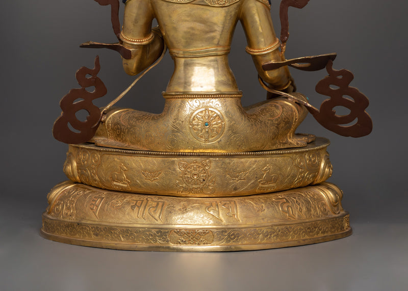 Enlightened Compassion Green Tara Statue | Shyama Tara Figurine