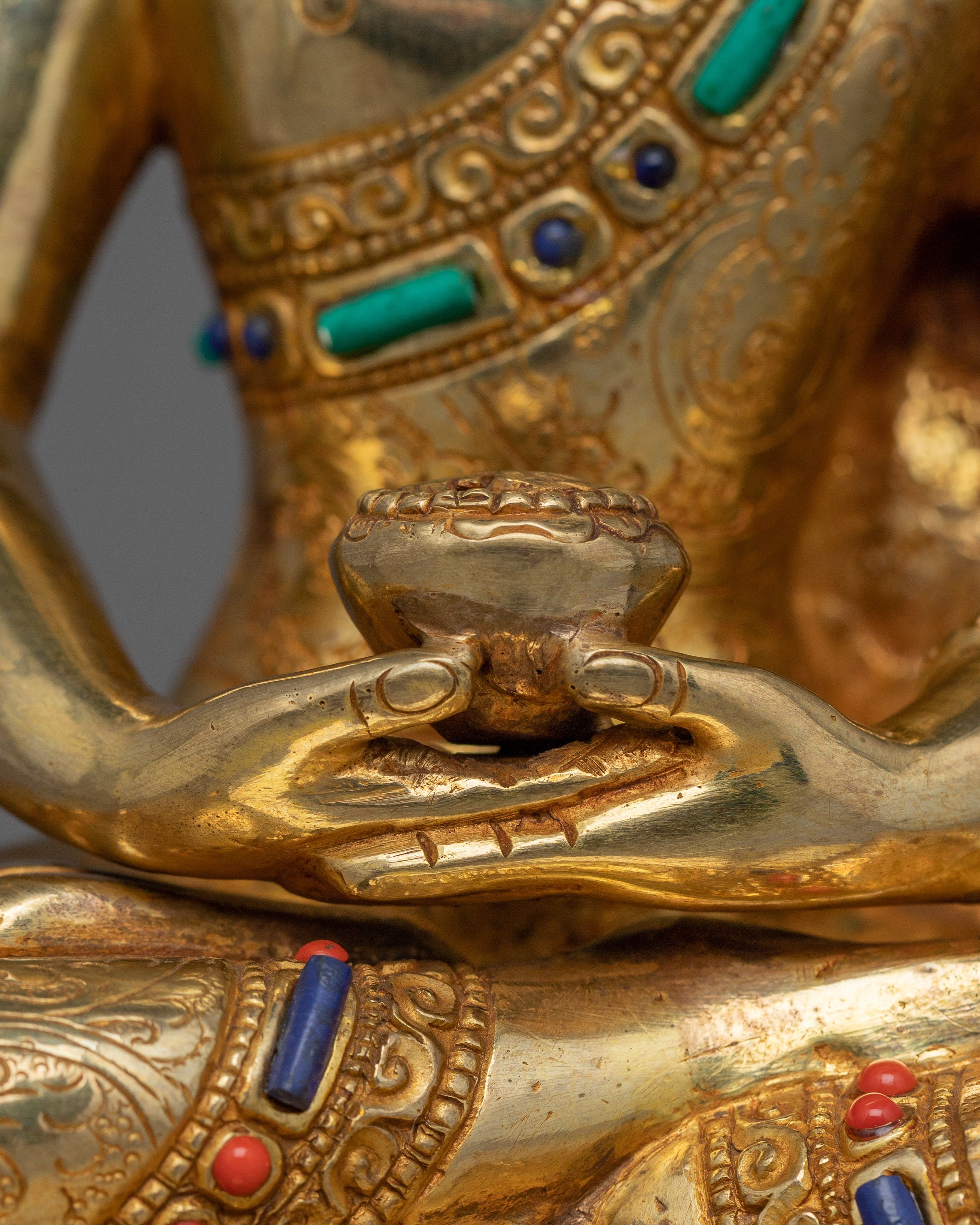 Handcrafted Sculpture of  Amitabha Buddha | The Buddha of Infinite Light