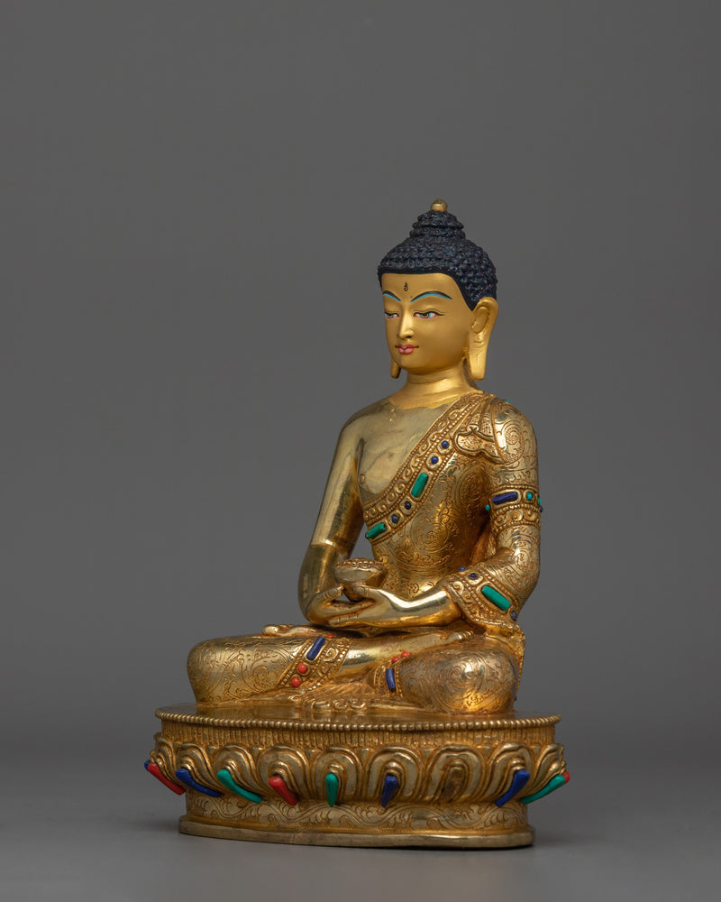 Handcrafted Sculpture of  Amitabha Buddha | The Buddha of Infinite Light