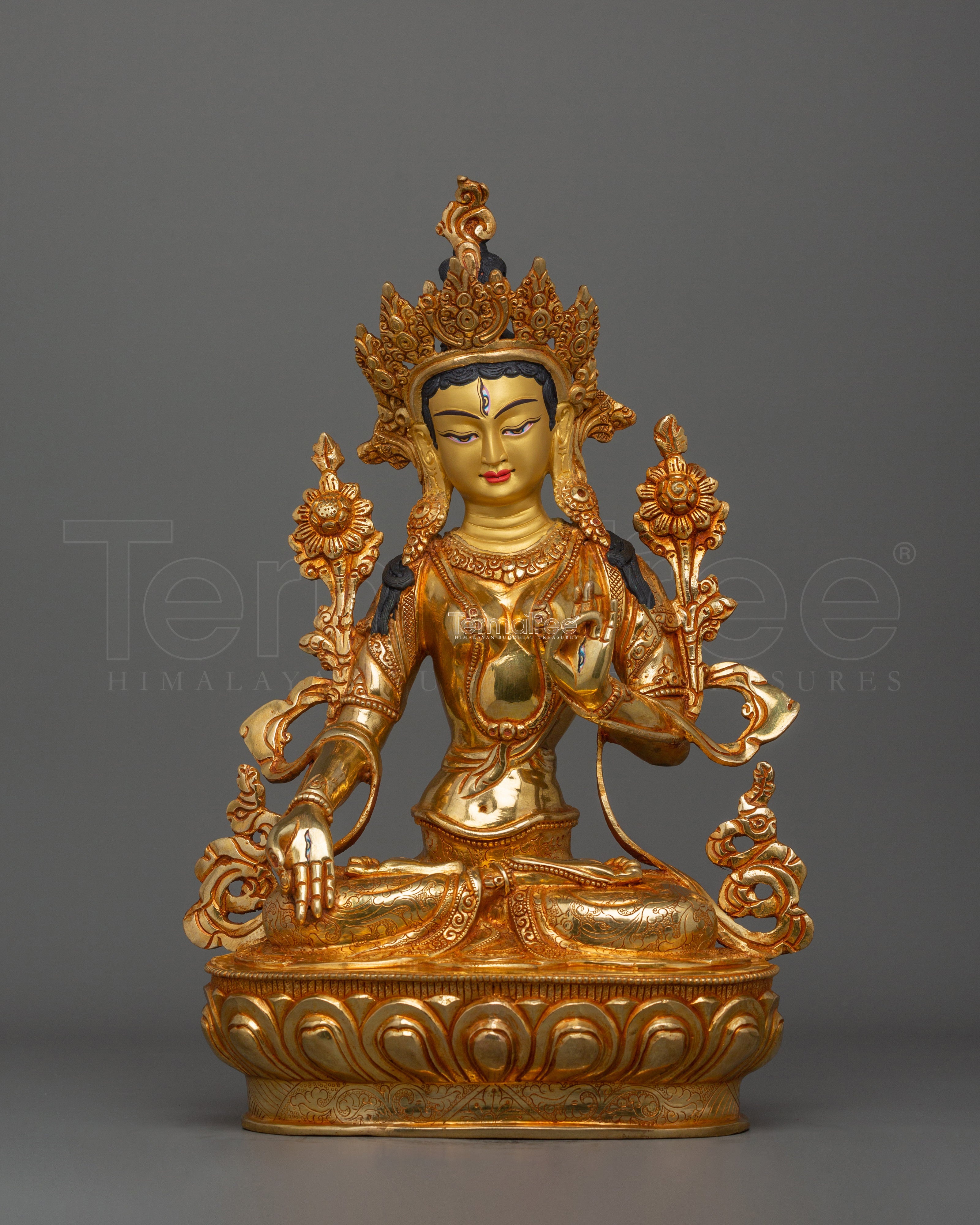Tibetan Seven Eyes Deity White Tara | Goddess of Healing and Long Life