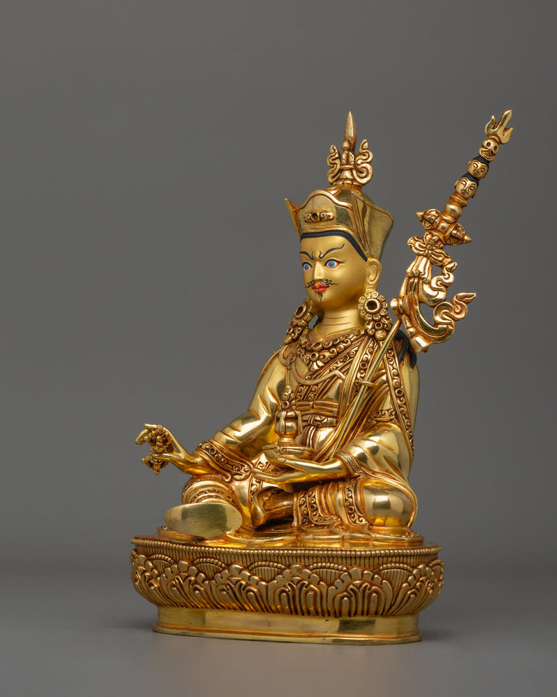 Handcrafted Figurine of Guru Rinpoche with consort | Union of Wisdom and Compassion