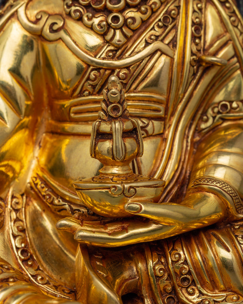 Handcrafted Figurine of Guru Rinpoche with consort | Union of Wisdom and Compassion