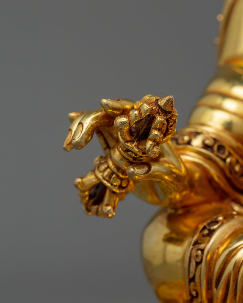 Handcrafted Figurine of Guru Rinpoche with consort | Union of Wisdom and Compassion