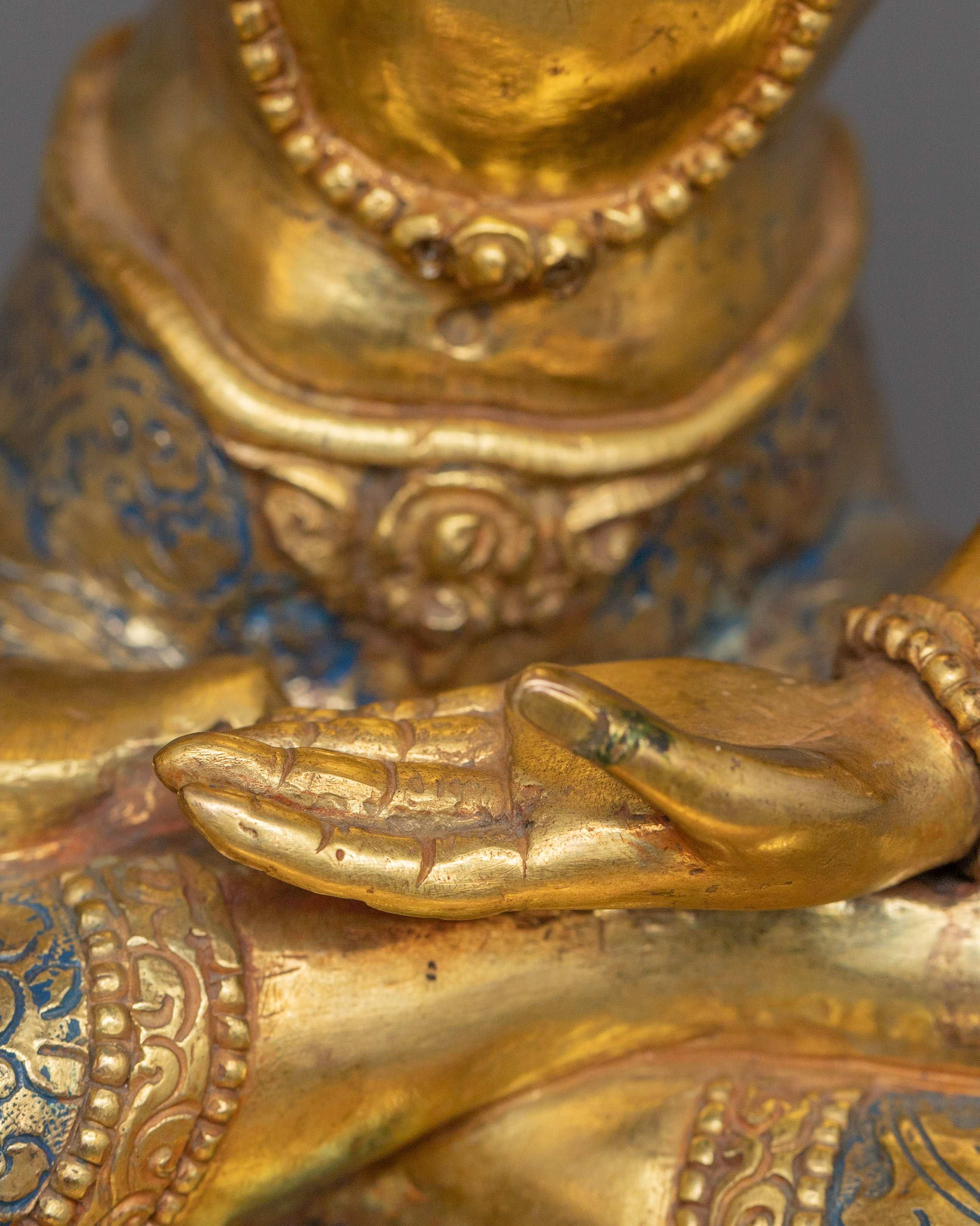 Himalayan Figurine of Crown Shakyamuni Buddha | Sage of the Shakya Clan