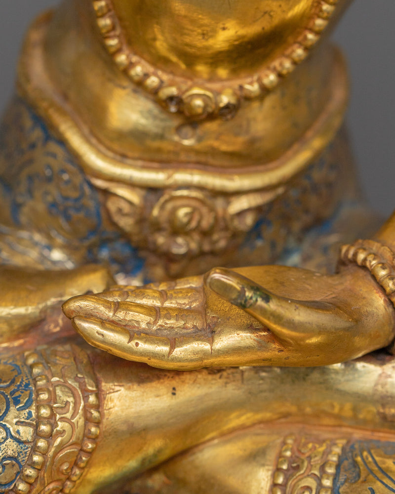 Himalayan Figurine of Crown Shakyamuni Buddha | Sage of the Shakya Clan