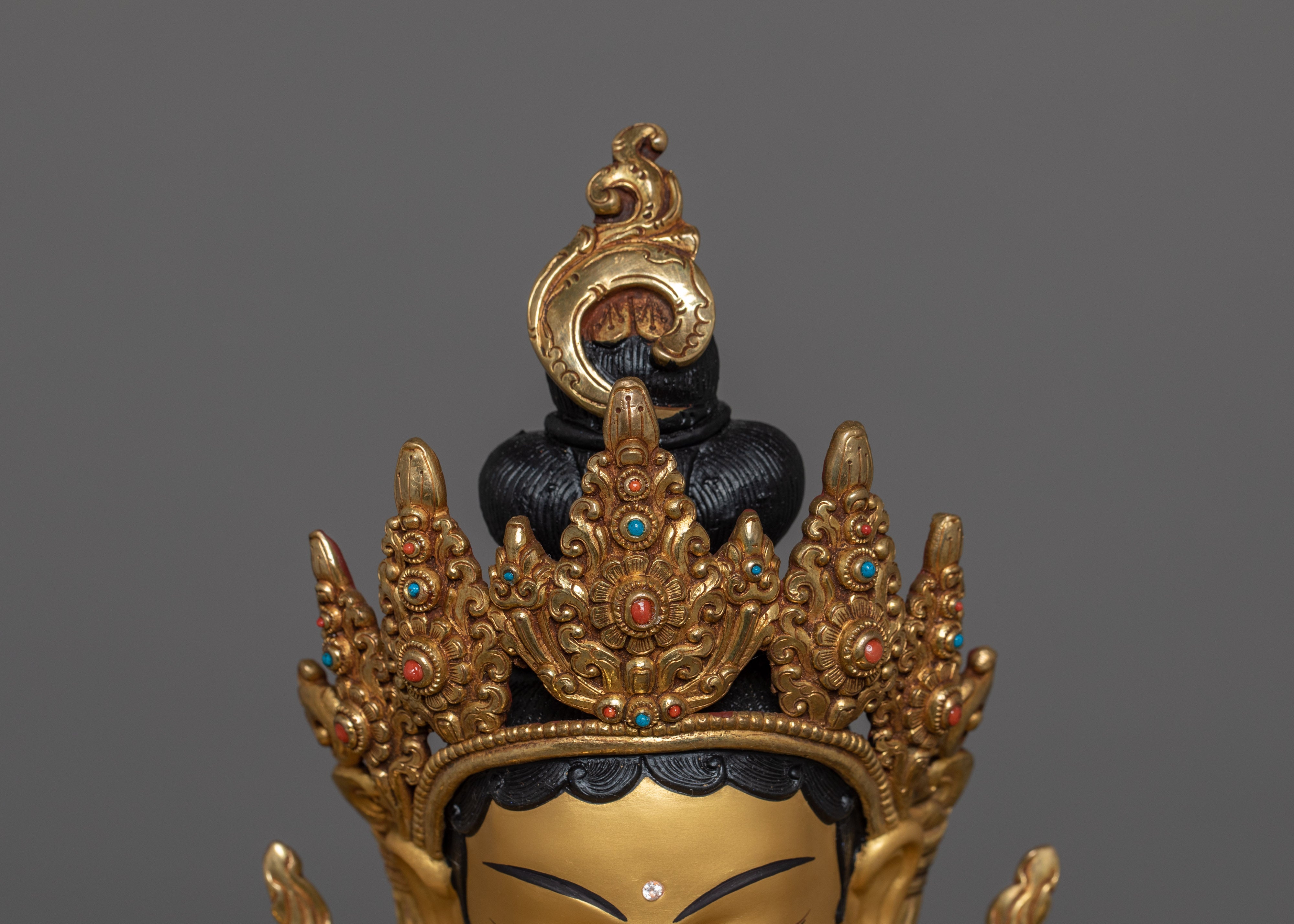 Green Tara on Throne | The Swift and Fearless One