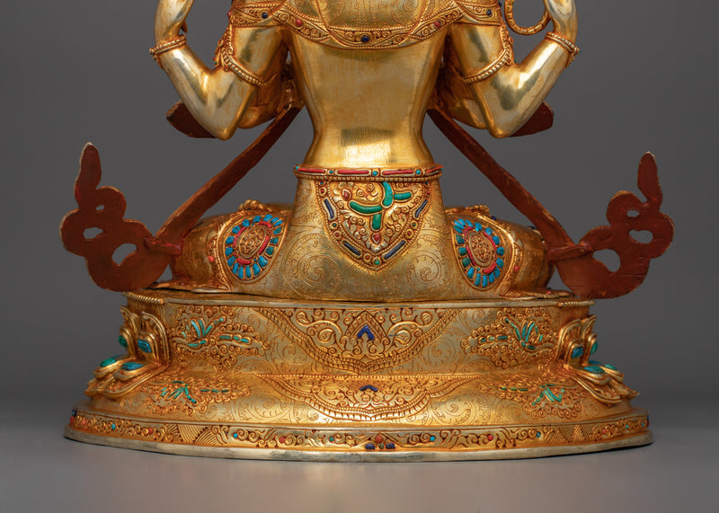 Handcrafted Compassionate Savior Chenrezig | Savior of the Six Realms