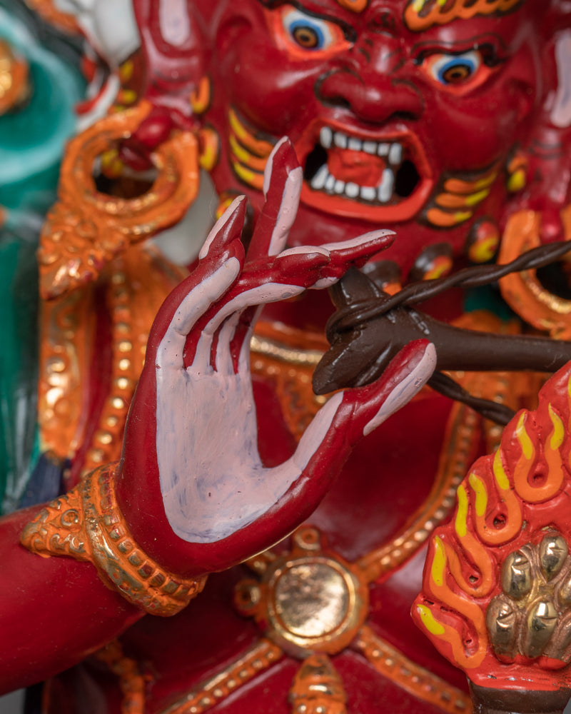 Himalayan Figurine of Dorjelegpa | Fierce Guardian of the Teachings
