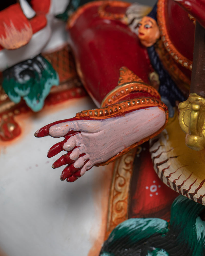 Himalayan Figurine of Dorjelegpa | Fierce Guardian of the Teachings