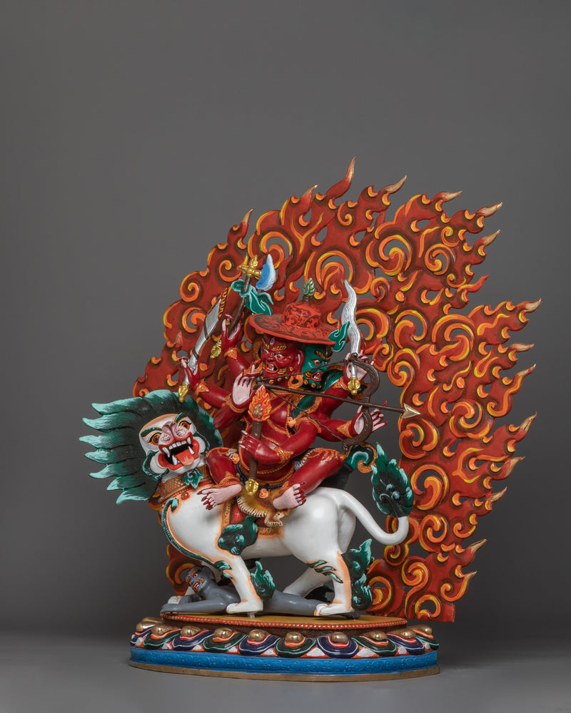 Himalayan Figurine of Dorjelegpa | Fierce Guardian of the Teachings