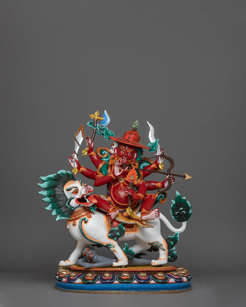 Himalayan Figurine of Dorjelegpa | Fierce Guardian of the Teachings