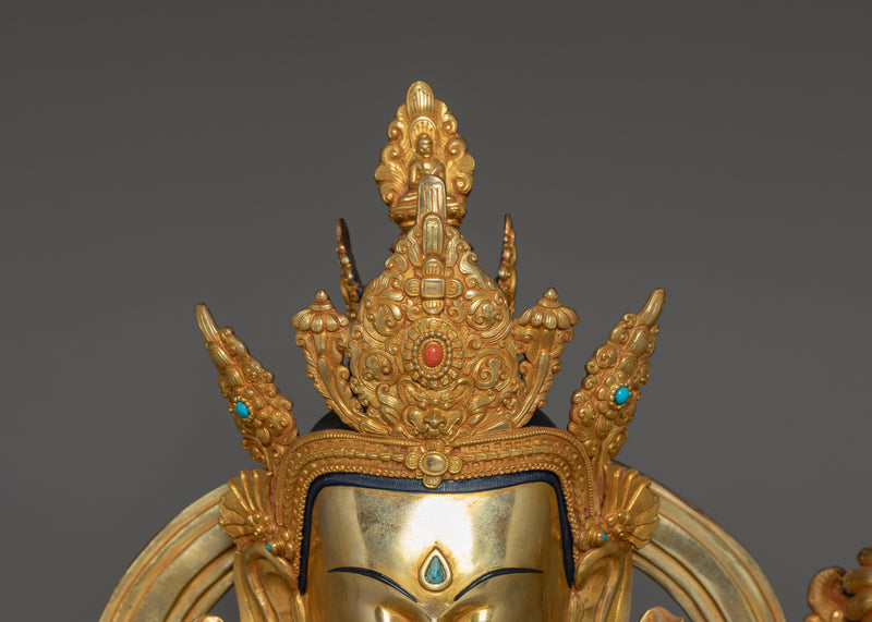 Handcrafted Figurine of Chenrezig | The Bodhisattva of Compassion