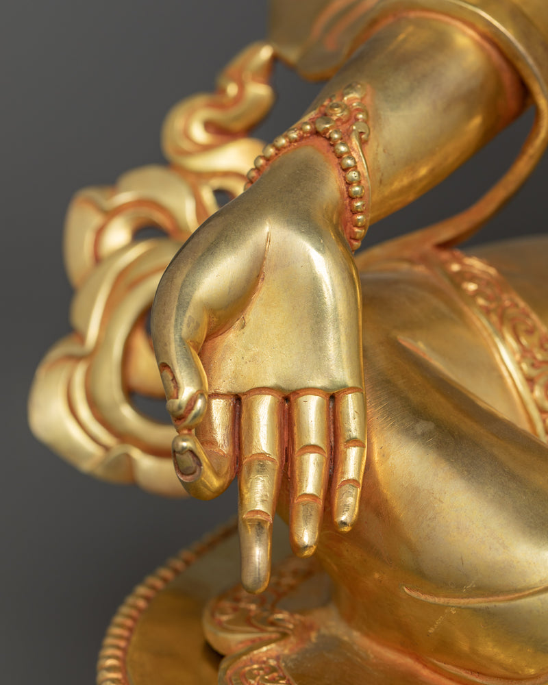 Himalayan Handcrafted Statue of Green Tara |  Mother of Compassion and Swift Protection