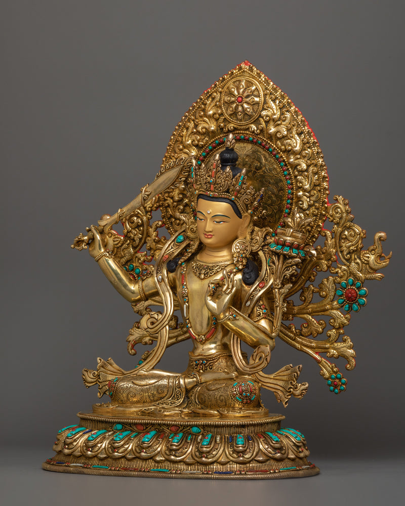 Traditional Figurine of Bodhisattva Set | Guardians of Compassion and Wisdom