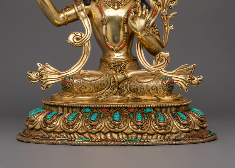 Traditional Figurine of Bodhisattva Set | Guardians of Compassion and Wisdom
