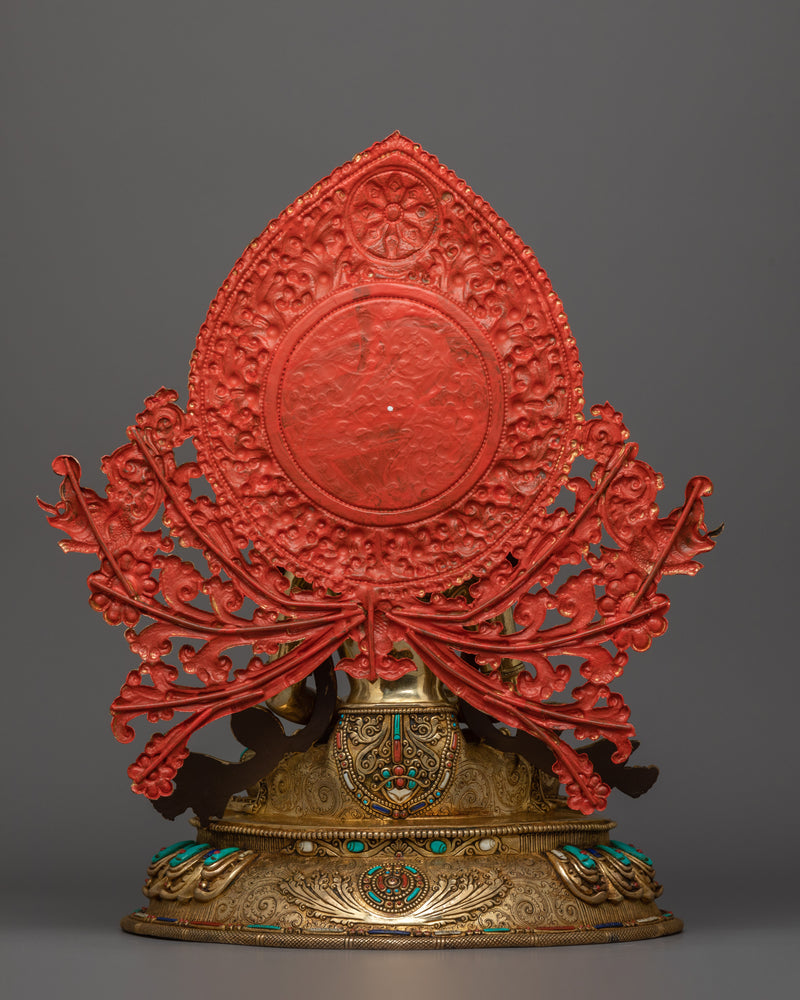 Himalayan Handcrafted Statue of Amitayus | Buddha of Infinite Life