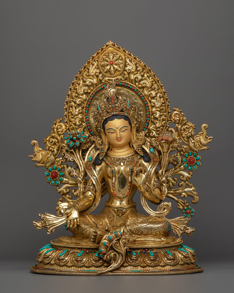Traditional Figurine of Bodhisattva Set | Guardians of Compassion and Wisdom