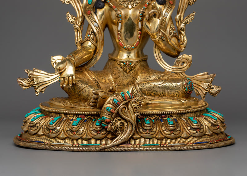 Himalayan Buddhist Art of Green Tara | Holy Tara
