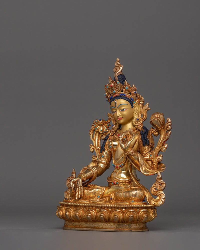 White Tara Sculpture For Meditation | The White Liberator