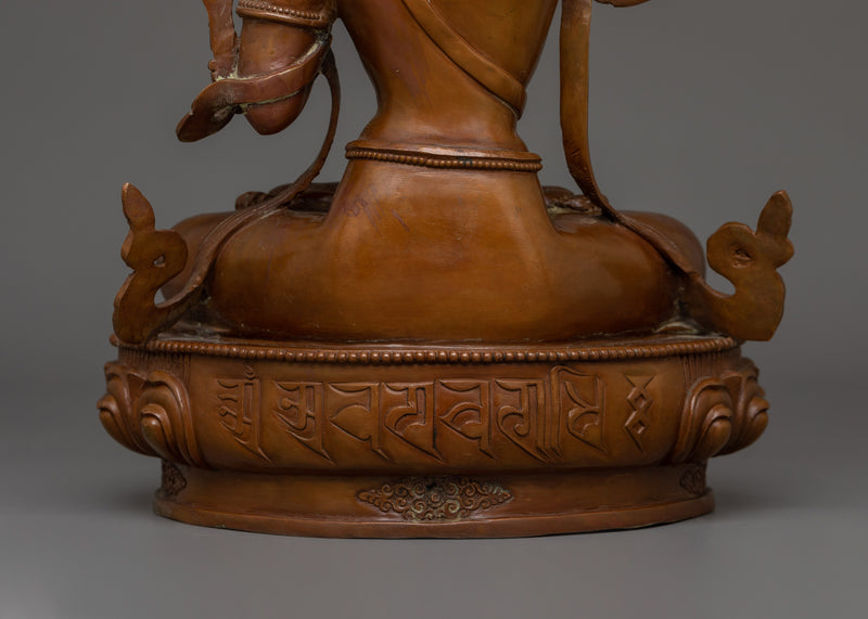 Handcrafted Sword Holder Manjushri | The Bodhisattva of Wisdom