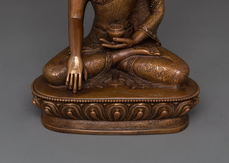 Traditional Handmade Sculpture of Shakyamuni | The Enlightened One