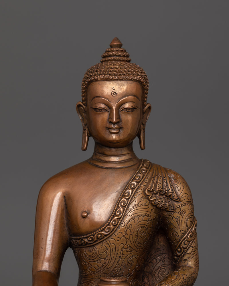 Traditional Handmade Sculpture of Shakyamuni | The Enlightened One