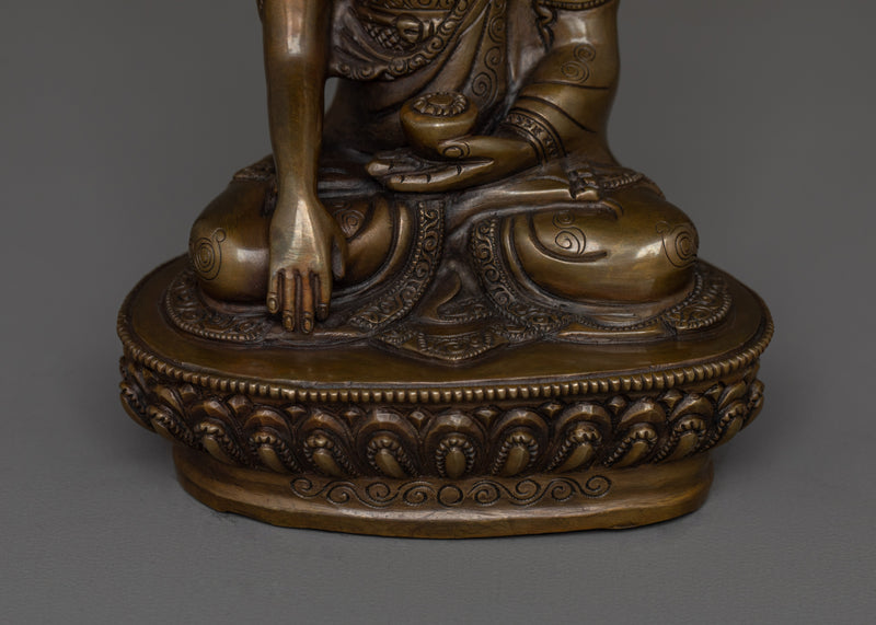 Himalayan Sculpture of Three Buddha Set | The Triple Gem