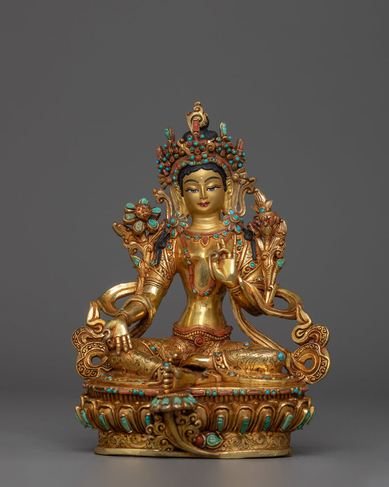 Himalayan Handmade Statue Set of Bodhisattva | Bodhisattvas of Compassion and Wisdom