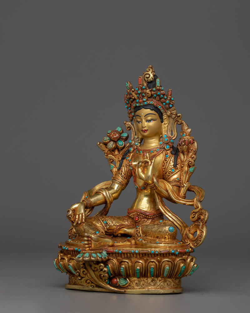 Himalayan Handmade Statue Set of Bodhisattva | Bodhisattvas of Compassion and Wisdom