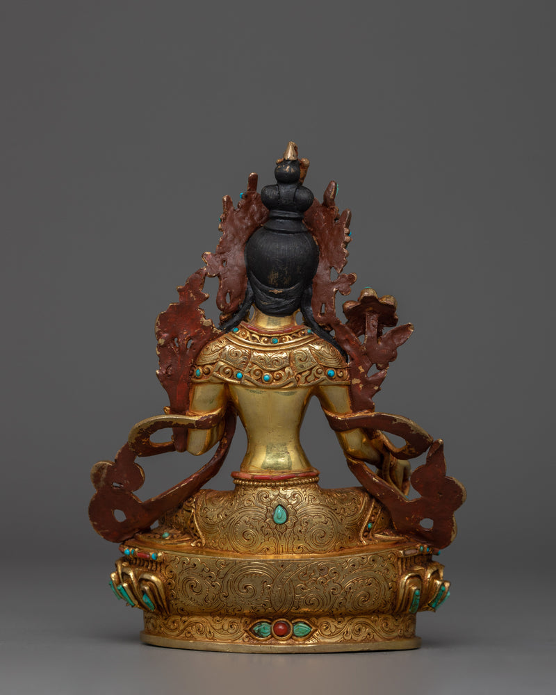 Himalayan Handmade Statue Set of Bodhisattva | Bodhisattvas of Compassion and Wisdom