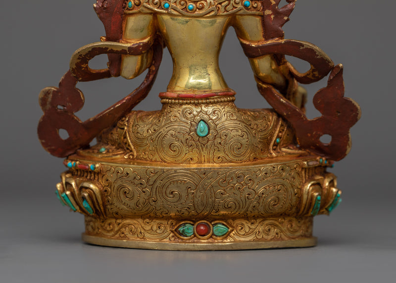 Himalayan Handmade Statue Set of Bodhisattva | Bodhisattvas of Compassion and Wisdom